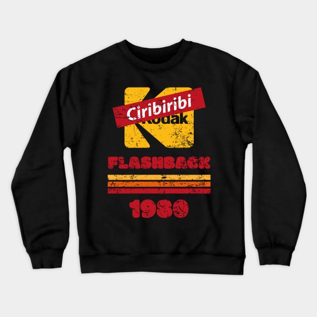 Flashback 80s kodak Photos Crewneck Sweatshirt by TEEWEB